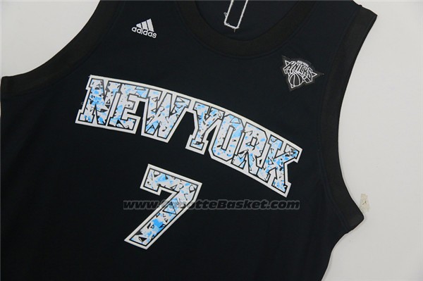 Maglia Diamonds Editon New York Knicks Carmelo Anthony #7 Nero
